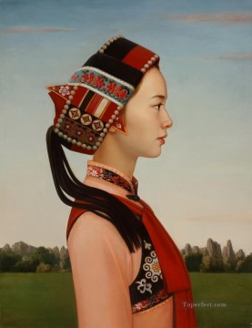 Ashima Chinese girl Oil Paintings